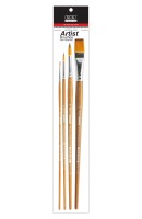 KCK PREMIUM NYLON LONG HANDLE ARTIST BRUSH - BR LH06